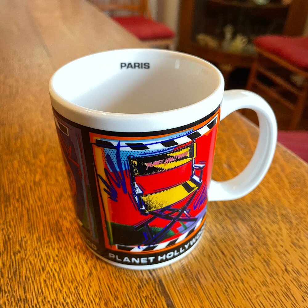 Planet Hollywood Paris Coffee Cup Mug by Linyi